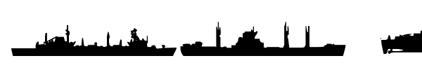 US Navy font preview