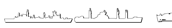 US Navy font preview