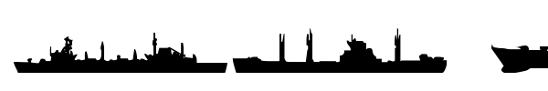 US Navy font preview