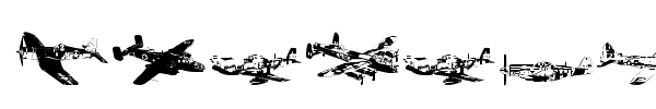 WW2 Aircraft font