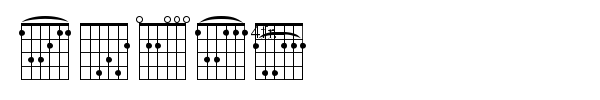 Frets font preview