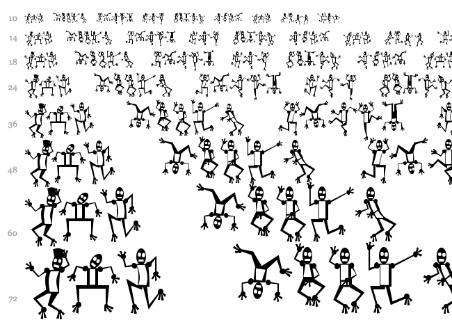 Mr Robot Funk font waterfall