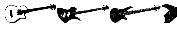 Screaming Guitar font