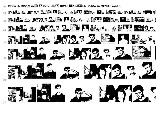 The Martin Garrix Font font waterfall