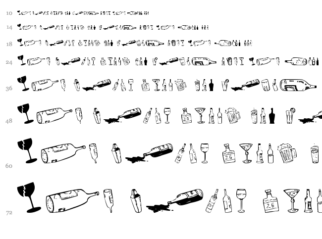 26 Alco font waterfall