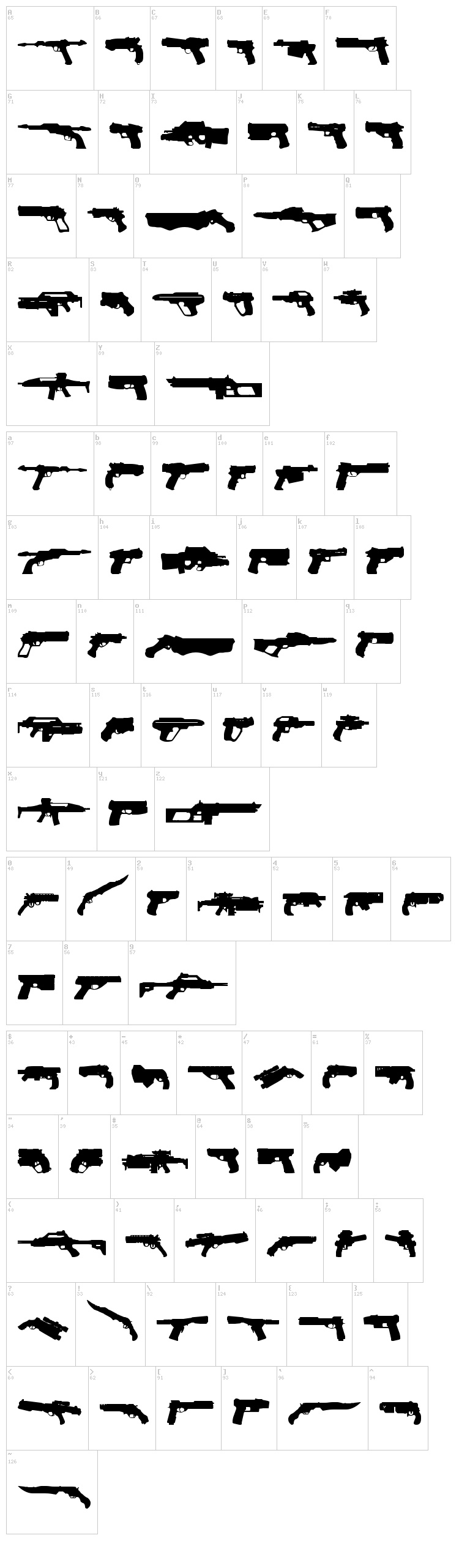 2nd Amendment 2050 font map