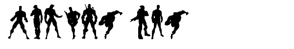 Action Men font preview