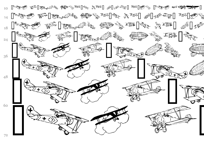 Aeroplanes font waterfall