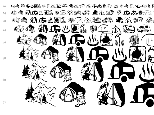 AEZ Camping font waterfall