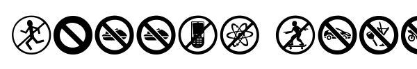 Banned World font