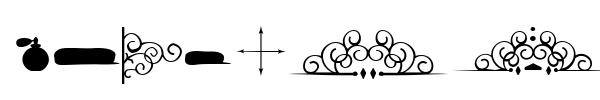 Bergamot Ornaments font