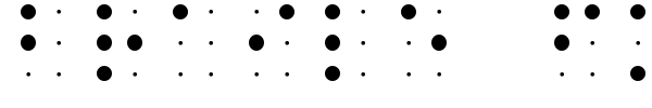 Braile Font font