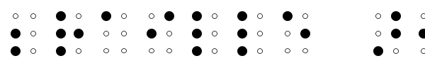 Braille AOE font
