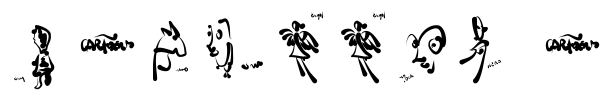 Cartoons Abstract font