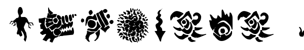 Cathzulu Extraz font preview