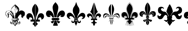 CF Fleurs de Lys font