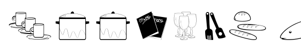 Cooking Set font