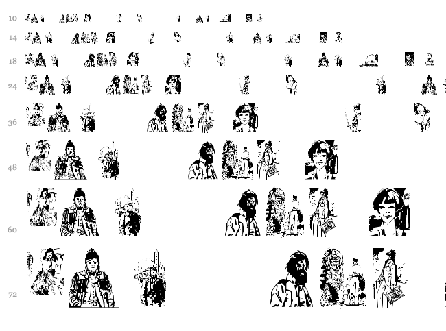 Corto Maltese font waterfall