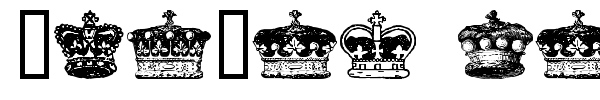 Crowns and Coronets font