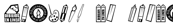 Dibujos en Linea font