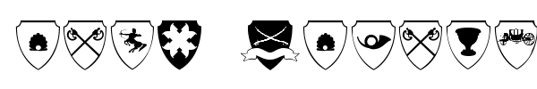 Easy Heraldics font