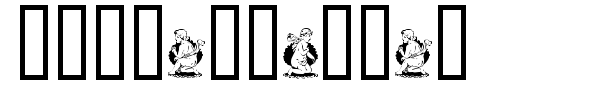 Engleknapper font