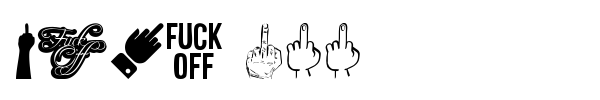 Fuck Off font