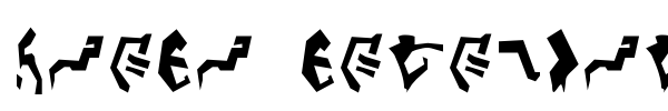 Giedi Decepticon Graffiti font