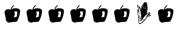 GM Doodles Food font