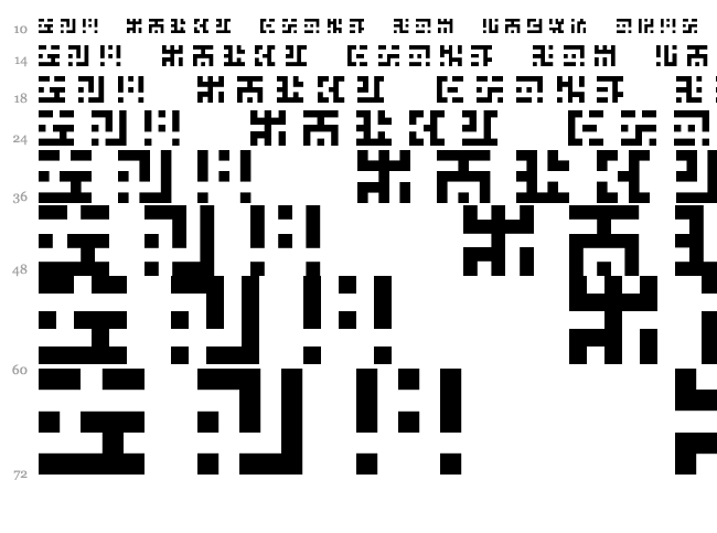 Greetings font waterfall