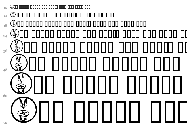 Handyman's Special font waterfall