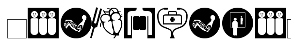 Healthcare Symbols font