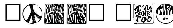 Hippy Stamps font