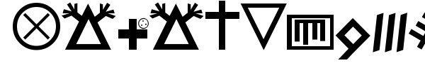 Hobo Signs font