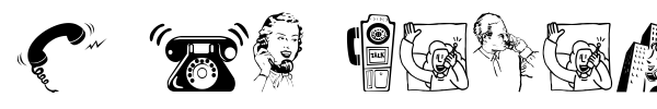 I Am Telefono font