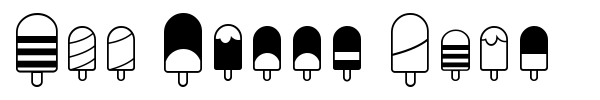 Ice Lolly Ding font