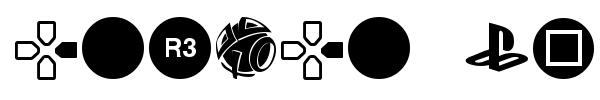 Iconic PSx font
