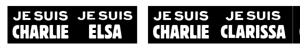 Je Suis Charlie font