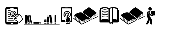 Library font