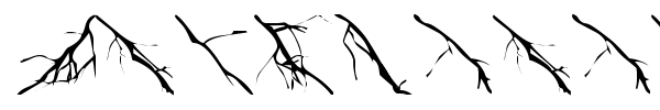 Lightning Bolts font