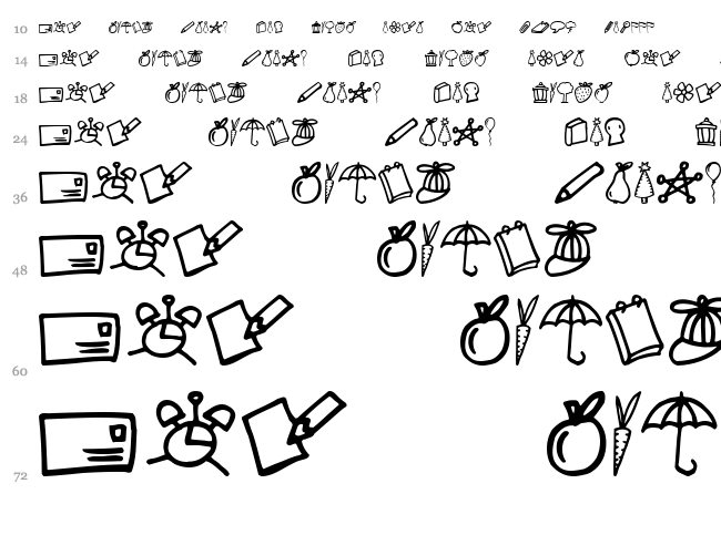 Lindkvist font waterfall