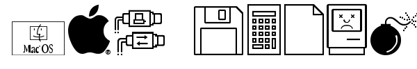 Mac Dingbats font