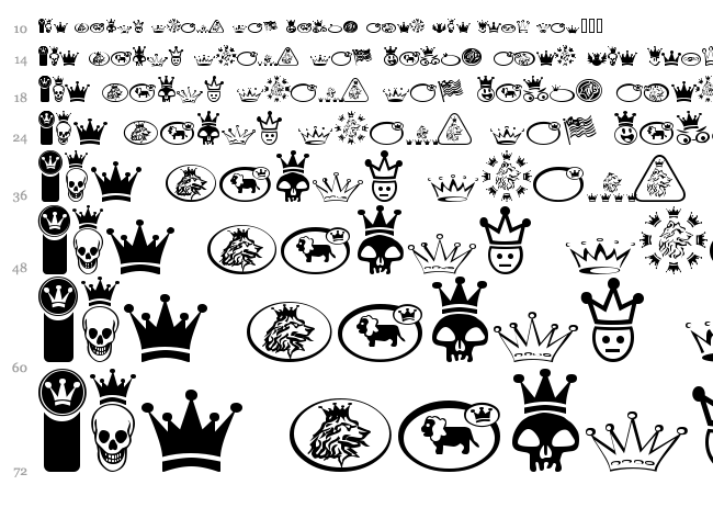 Monarchbats font waterfall