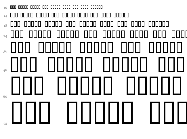Motor Bikez font waterfall