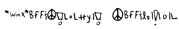 MyRanda Symbols font