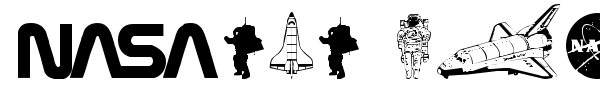 NASA Dings font