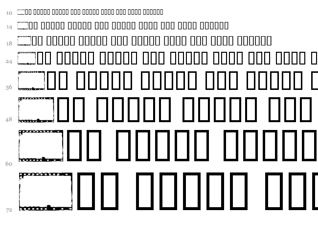 Negative Film font waterfall