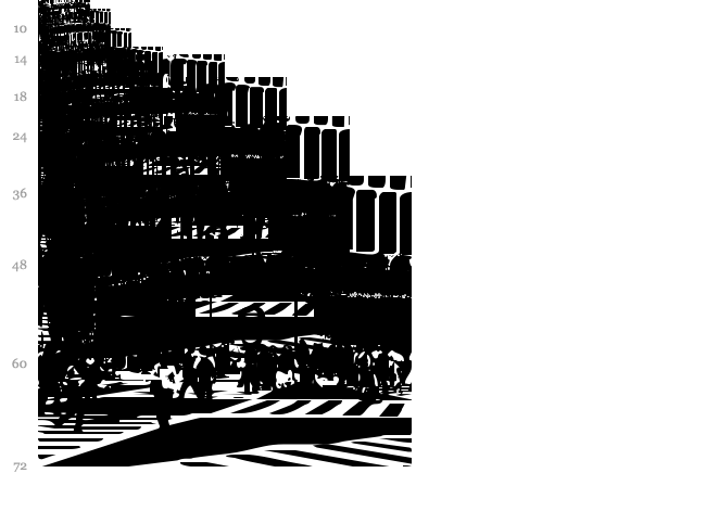 Obey Series 1 font waterfall
