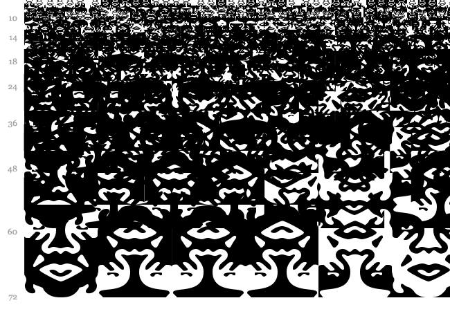 Obey Series 1 font waterfall