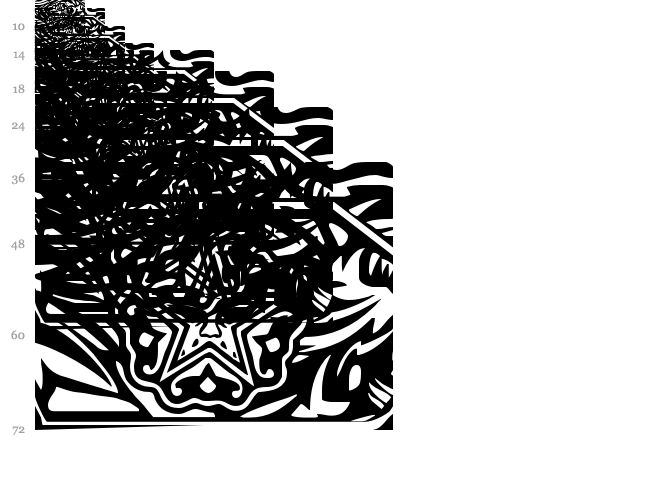 Obey Series 2 font waterfall
